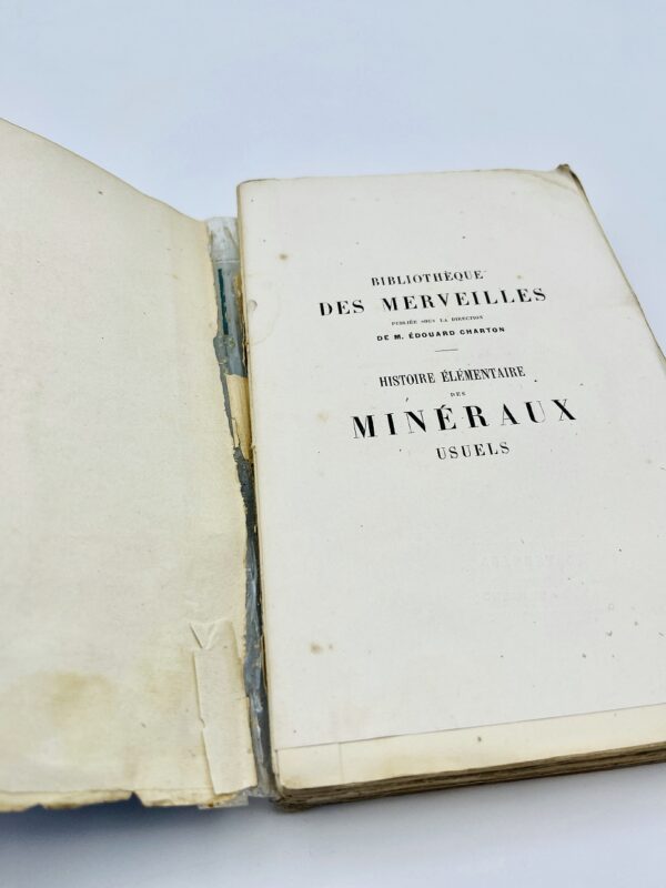 Jean Reynaud - Histoire Élémentaire des Minéraux Usuels - 1867